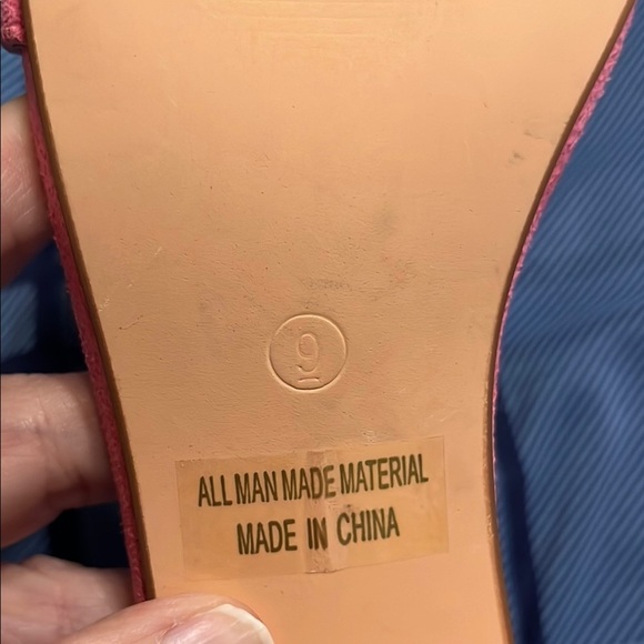 New Pink Suede Block Heel Sandals size 9 - Picture 9 of 9